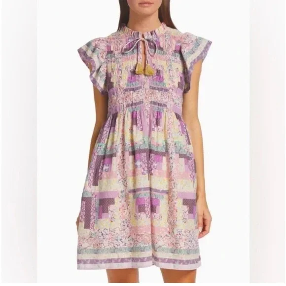 Sea Naya Flutter Sleeve Dress L - Picture 2 of 8